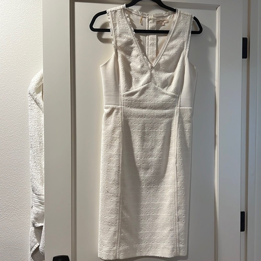 EUC White Rebecca Taylor dress (size 4)
